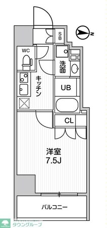 ガリシア森下Vの物件間取画像